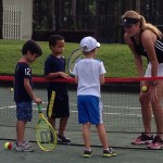 Coach with the littles
