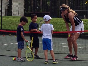 Coach with the littles